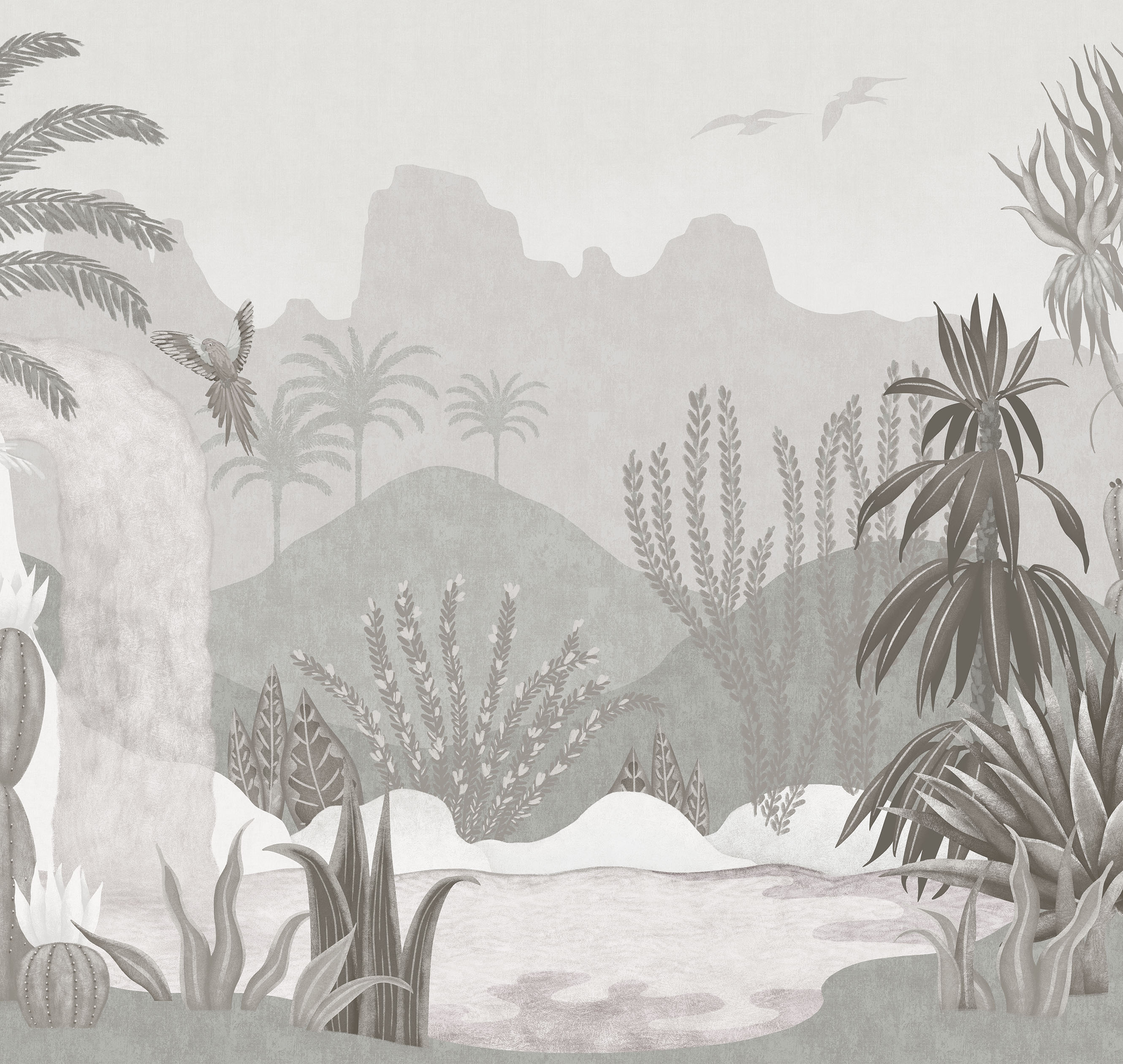 Панно Loymina Пейзаж 2 Сады Клеопатры ART19 001 3×5